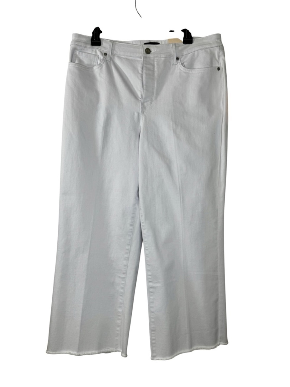 NYDJ White Coco Relaxed Wide Leg Crop Jeans-Size 12 NWT